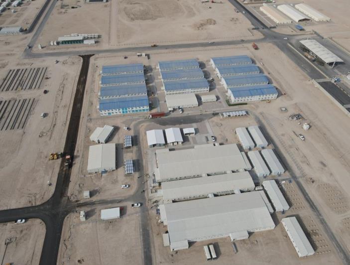 Site facilities and camp infrastructure from our project photography.