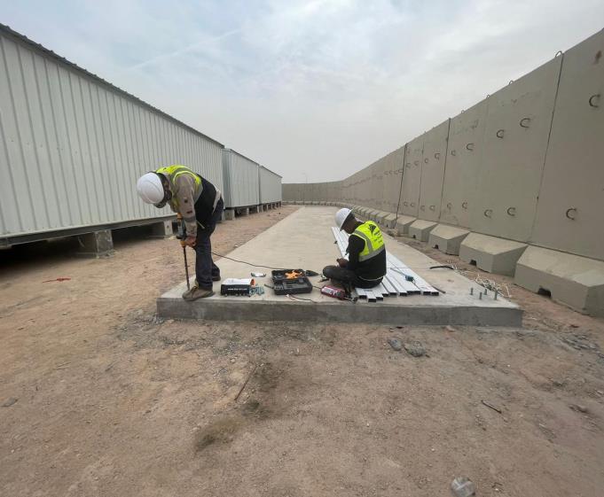 Site installation activities featured in our company profile.